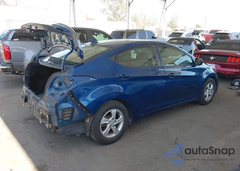 2014 Hyundai Elantra Se from USA, damaged, VIN KMHDH4AE5EU203280